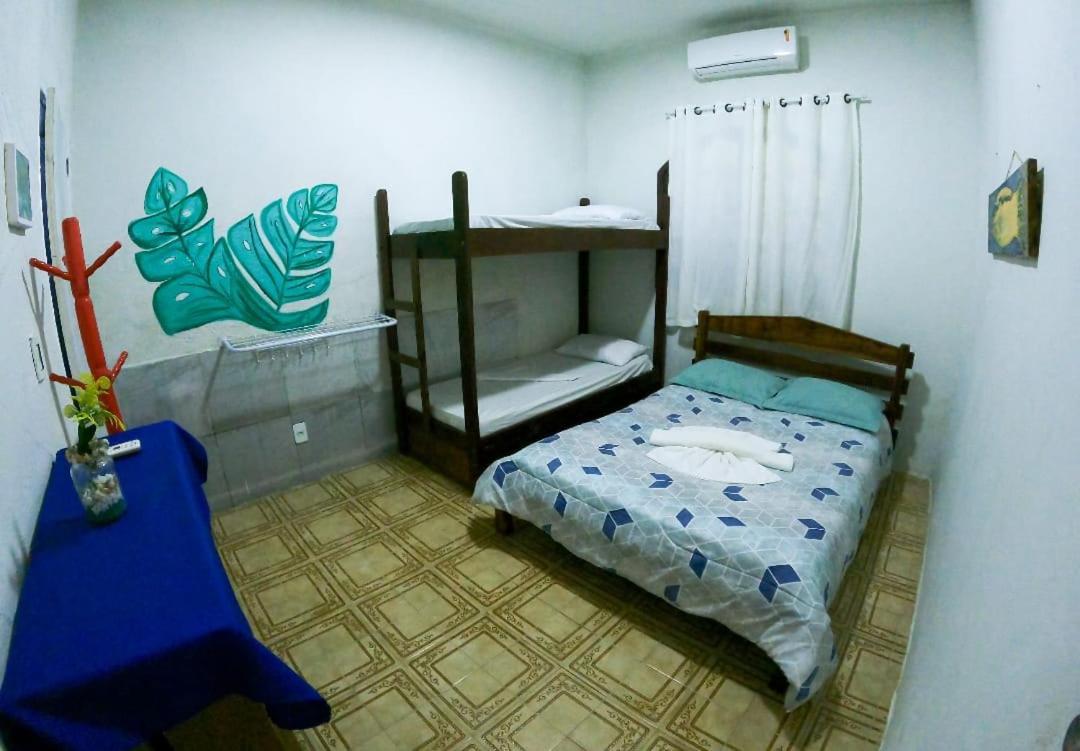 Casarao Hostel E Pousada Vila do Abraao Bagian luar foto